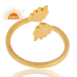 Modèle de feuille en argent massif 18k, pour fabrication de bijoux, plaqué or jaune, Sterling 925, livraison gratuite - Product Image 3