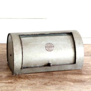 Farmhouse Kitchen Decor Oval Vintage Metal Brass Storage Bread Bin Embossing Bread <b>Box</b> Vintage - Product Image 5