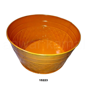 Maceta de hierro Vintage para jardín y flores pintadas a mano de alta calidad superventas - Product Image 1