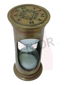 NAUTIACL Table maritime nautique marron antique sablier sablier style design moderne pour décoration de bureau - Product Image 1