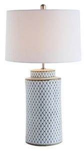 Hot Sale American Style Blue and White Ceramic Table <b>Lamp</b> Bedside <b>Lamp</b> European Style Modern Porch Decorative <b>Lamp</b> Living Room - Product Image 2