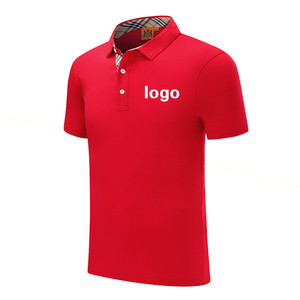 Camisetas Polo 100% algodón personalizadas con serigrafía, camisetas lisas al por mayor de fábrica, camisetas lisas con impresión de logotipo personalizado. - Product Image 1