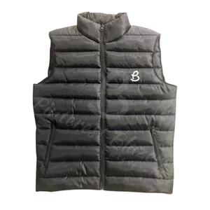 เสื้อกั๊กขนเป็ดสำหรับผู้ชายและผู้หญิงเสื้อโค้ทระบายอากาศได้ดีมีซิปรูดแบบพองๆสไตล์ลำลองไซส์ใหญ่พิเศษ - Product Image 1