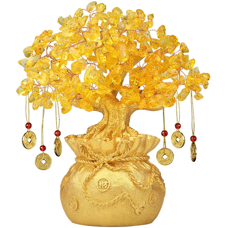 Feng Shui Product Natural Crystal Quartz Fengshui Lucky Tree 108 Fengshui M...
