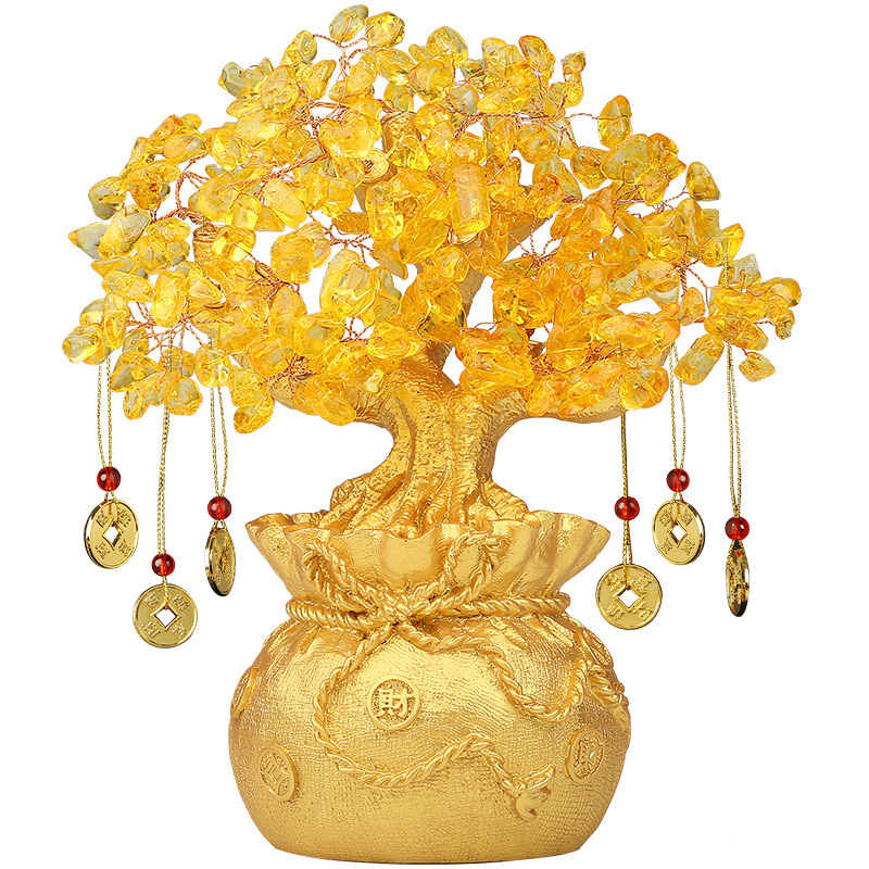 Feng Shui-árbol de la suerte de cuarzo Fengshui, producto Natural, 108