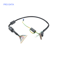 Kabel Lvds Kustom 20 30 40 Pin Konektor LVDS untuk Peralatan Medis Panel Tampilan
