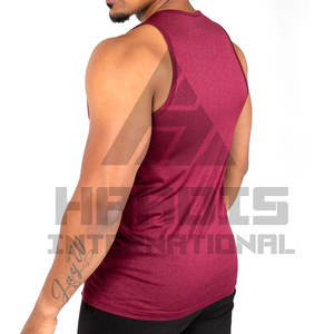 Débardeur d'été en coton de haute qualité pour hommes, débardeur de fitness et de gymnastique pour hommes, débardeur grande taille pour hommes - Product Image 2