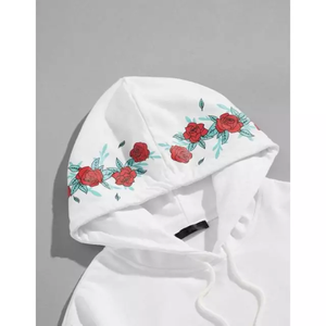 Nouveaux hommes à la mode fleur imprimer élégant Hoodies 2021 - Product Image 3