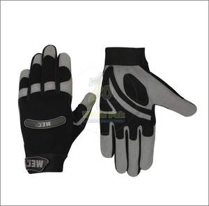 Gants de sécurité industrielle respirants en cuir synthétique souple XL personnalisés pour mécanicien, modèle Pak blanc 308 UT, vente en gros - Product Image 1