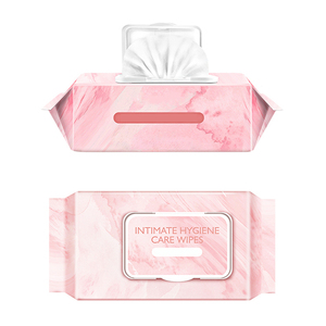 Du Lịch Nữ Tính Flushable PH Cân Bằng Khăn Lau Cá Nhân Bọc Nhãn Hiệu Riêng Thân MẬT Vệ Sinh Phụ Nữ Kháng Khuẩn Khăn Lau Ướt - Product Image 2