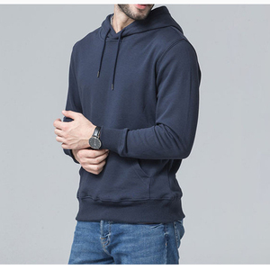 Sweat à capuche à manches longues pour homme, 50 coton, 50 Polyester, imprimé, surdimensionné, noir, vente en gros - Product Image 5