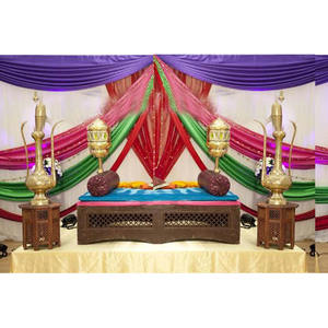 Mobilier Antique de scène de mariage musulman, gauzin mehanna, décoration de scène, africain, pour mariage musulman, sappet - Product Image 1