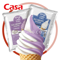 Polvo para Helado de Taro con Certificación HALAL, Mezcla de Polvo para Helado Suave con Sabor a Taro