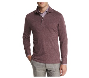 Camisa polo de manga larga para hombre, elegante, de alta calidad, diseño de camisa polo de manga larga para hombre - Product Image 2