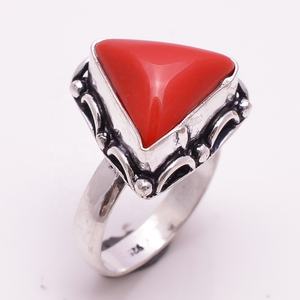 Jewelry 925 Silver Jewelry Charms Red Onyx Gemstone Fine Jewelry Wedding Rings - Product Image 6