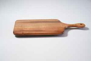 Tabla de cortar/cortar de madera pulida grande/plato para servir con estilo de amor, producto artesanal natural - Product Image 2