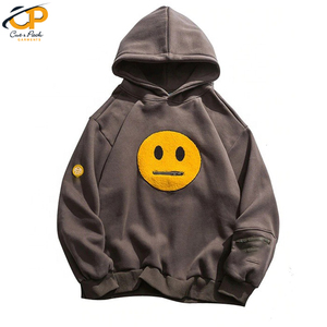Sudadera con capucha unisex, ropa de calle de alta calidad, con botón bordado personalizado, toalla, nueva - Product Image 5