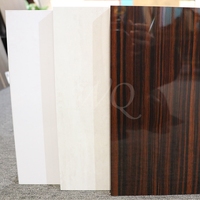 Panneau MDF UV Haute Brillance Enduit / Panneau MDF UV Stratifié Blanc Haute Brillance pour Meubles