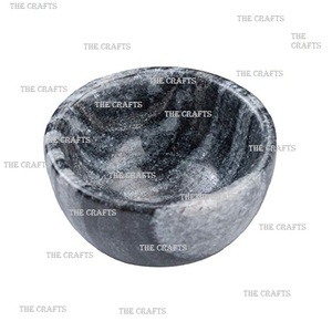 Bol de service classique en marbre gris, écologique, de qualité supérieure, forme rectangulaire, pour la maison, les restaurants, les mariages, prix acceptables - Product Image 6