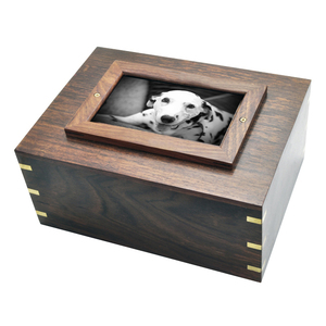 New Arrival Wooden <b>Pet</b> Cremation <b>Urn</b> Handcrafted Brown Wooden Keepsake <b>Urn</b> Customized Modern <b>Pet</b> <b>Urns</b> - Product Image 5