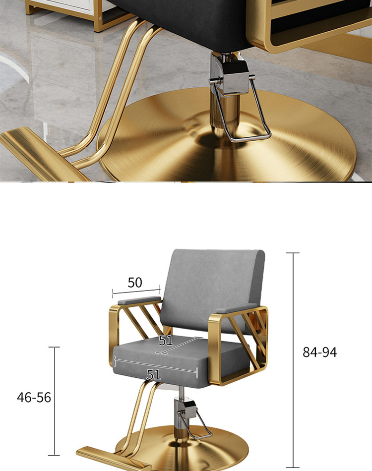 Hot selling salon furniture chair for beauty salon chairs adjustable high seat barber chair salon