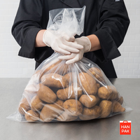 Sacs en plastique à soufflets latéraux en gros, emballage sur mesure, 30 microns, 30x45cm, HDPE, certifiés ISO9001, usine du Vietnam, MOQ 1 tonne