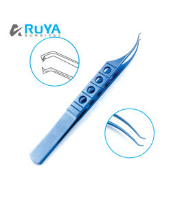 Instrumentos oftalmológicos de acero inoxidable, Forceps dentados de buena calidad, Botvin, Iris, colibra, aprobado por la CE - Product Image 1