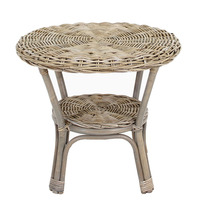 Ensemble de salon et de terrasse moderne en rotin naturel Kubu gris de Surabaya