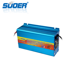 Suoer 12V 50 amp nhanh chóng thông minh tự động năng lượng mặt trời Pin sạc chúng tôi Ổ cắm điện Tiêu chuẩn điện thoại di động máy tính xách tay sạc ngắn mạch - Product Image 2