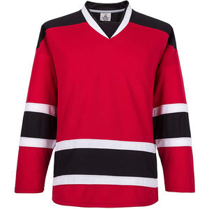 Jersey de hockey de sarga de aparejos de diseño personalizado sublimado y bordado con el nombre del equipo para ropa deportiva ¡Bienvenido al OEM! - Product Image 1