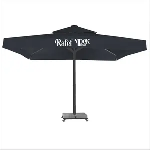 Алюминиевая мебель для патио черные зонтики патио 4*4 м зонтик