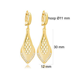 Boucles d'oreilles pendantes en forme de perle naturelle, bijoux turcs faits à la main, en argent Sterling 925, nouvelle collection - Product Image 2