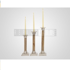 High Quality Wooden & Metal <b>Tea</b> Light Candle Holders Table Centerpiece Decorative Candle <b>Stand</b> for Wedding Birthday Candlelight - Product Image 1
