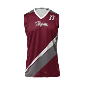 Uniforme de voleibol de sublimación de manga corta personalizado Unisex conjunto 100% poliéster 220g Impresión de Jersey personalizado - Product Image 1