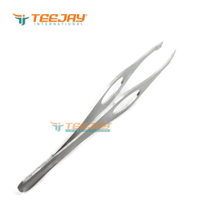 Pinza para Cejas Antiestática de Acero Inoxidable TEEJAY con Empuñadura en Forma de Huevo, Punta Inclinada y Punta Fina - La Mejor Herramienta para Maquillaje de Cejas - Product Image 4