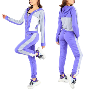 New Wholesale Women's 100% Cotton Sweat Suits Sportswear for Fitness Running Gym - Product Image 6