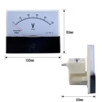 Voltmeter Analog Panel Persegi Panjang AC 0-450V Harga Terjangkau 44L1-V