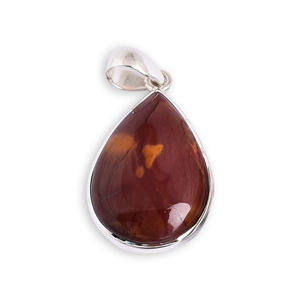 Hermosos colgantes de mookaita roja, diseño hecho a mano, piedras preciosas naturales, diseño exclusivo, colgantes de corte de pera, piedras preciosas naturales genuinas - Product Image 4