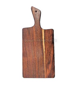 Tabla de Cortar de Madera de Acacia de Calidad Artesanal, Venta al por Mayor de Fábrica, Tabla de Cortar de Cocina con Asas, Modelo Rectangular de 45x20x1.75cm - Product Image 4