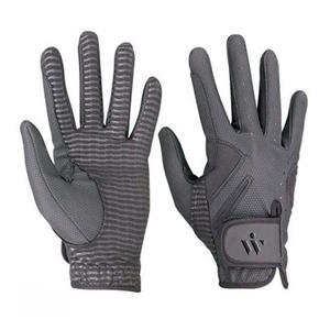 Guantes de cuero sintético y tela para montar a caballo, ventilación, la mejor calidad - Product Image 4
