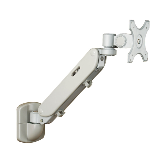 Adjustable Full Motion GAS Spring Arm TV Wall Mount 360 Degree Swivel Aluminium Bracket with LCD Material Easy Installation
