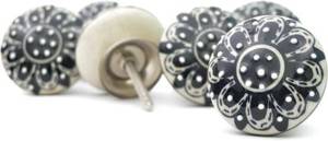 ลูกบิดประตูเซรามิกลายดอกไม้หลากสีทำด้วยมือดีไซน์แบบอินเดียสำหรับห้องนอนแต่งตัวห้องครัวโรงแรมการใช้งานกลางแจ้งสำหรับลิ้นชัก - Product Image 4