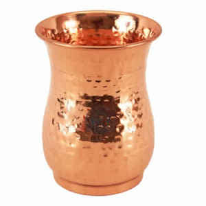 Vaso de Cobre internacional de la India king, utensilio de almacenamiento de vidrio y agua, 1 capacidad LTR, para Ayurveda - Product Image 4