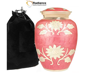 โกศใส่เถ้ากระดูกทองเหลืองแข็งสำหรับผู้ใหญ่โกศโลหะคลาสสิกสำหรับงานศพของตกแต่งงานศพ - Product Image 5