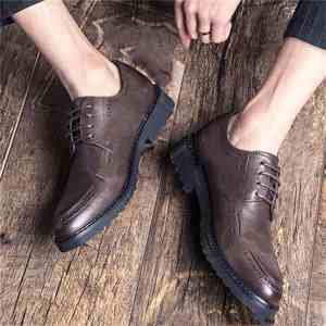 2019ราคาถูกหนังนุ่มรองเท้าบุรุษ - Product Image 1