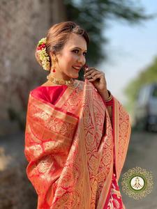 Sarouel en soie indien prêt à porter, sari kanchipuram, sarouel en soie à vendre, meilleur prix - Product Image 3