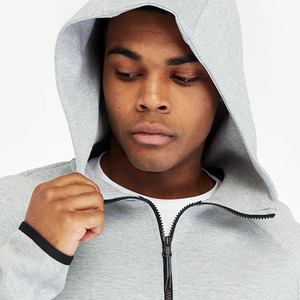 Nuevo estilo, logotipo personalizado en blanco, venta al por mayor, conjunto de Jogger con logotipo personalizado, chándal para hombre, Sudadera con capucha para otoño e invierno, conjunto de chándales para correr para hombre, chándales Acampanados para hombre, chándales para correr - Product Image 3