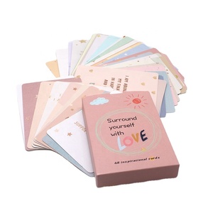 Tùy chỉnh Túi hộp nhỏ nhận được tốt manifest thông điệp motivational khẳng định inspirational thẻ boong - Product Image 2