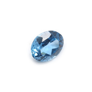 Piedra preciosa suelta de corte ovalado facetado cabujón de Topacio Azul Londres Natural de 4,25 quilates - Product Image 5