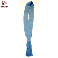 Écharpe de remise de diplôme étole personnalisée pour l'obtention du diplôme d'officier uniforme ceinture de sublimation